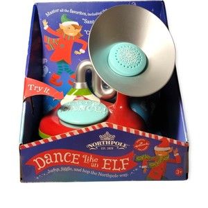 Hallmark Northpole Dance Like An Elf Christmas Music Player Toy MJW1027 12 Loops